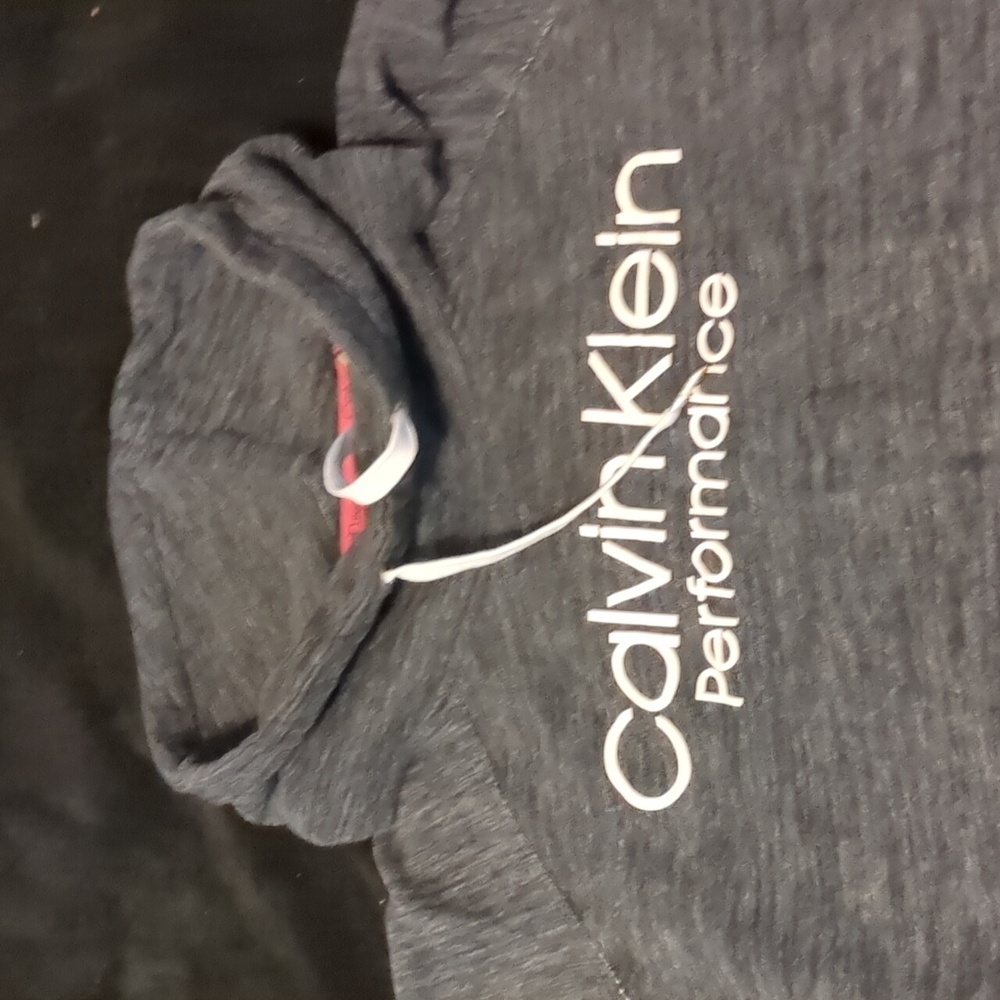 Calvin Klein mock neck sweat shirt size large